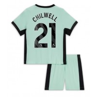 Camisa de time de futebol Chelsea Ben Chilwell #21 Replicas 3º Equipamento Infantil 2023-24 Manga Curta (+ Calças curtas)